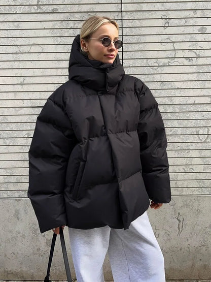 Chaqueta De Invierno Larga Con Capucha Para Mujer | Ideal Para Uso Diario En Invierno