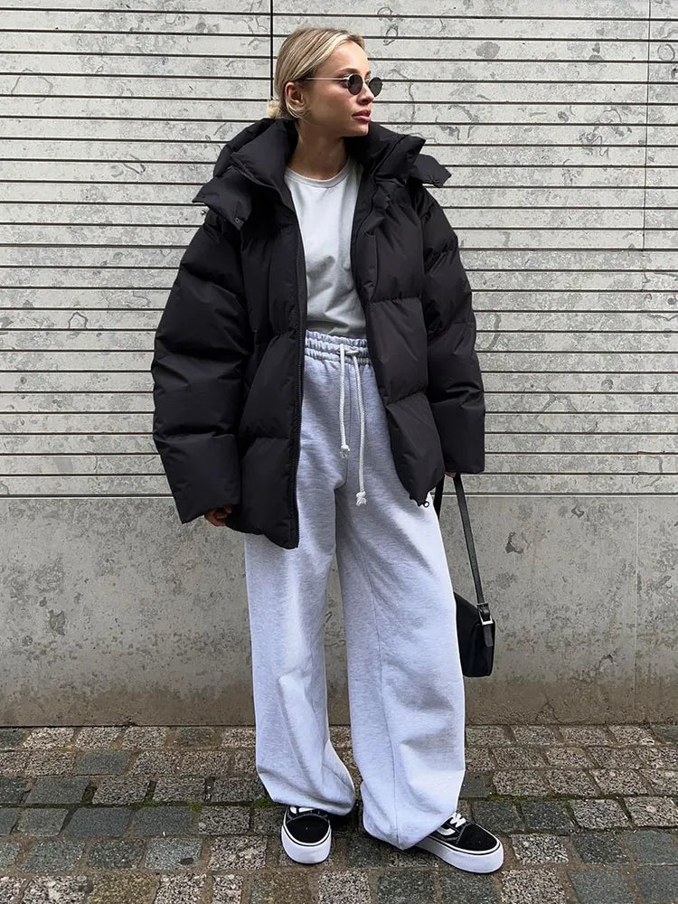 Chaqueta De Invierno Larga Con Capucha Para Mujer | Ideal Para Uso Diario En Invierno