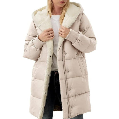 Chaqueta Reversible Con Capucha Para Mujer | Ideal Para Uso Diario En Invierno