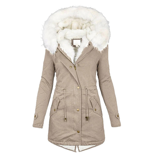 Chaqueta De Invierno Con Forro Interior Para Mujer | Ideal Para Uso Diario En Invierno
