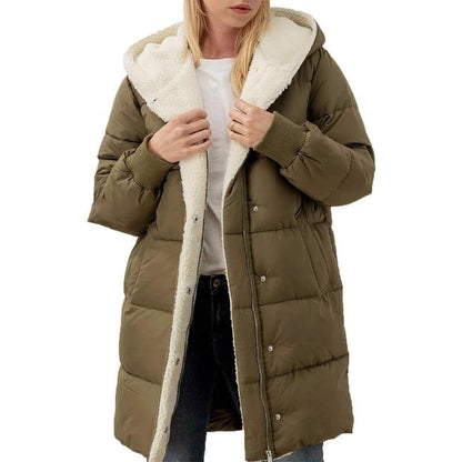 Chaqueta Reversible Con Capucha Para Mujer | Ideal Para Uso Diario En Invierno