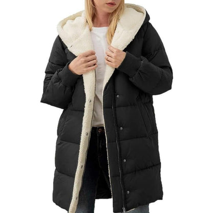 Chaqueta Reversible Con Capucha Para Mujer | Ideal Para Uso Diario En Invierno