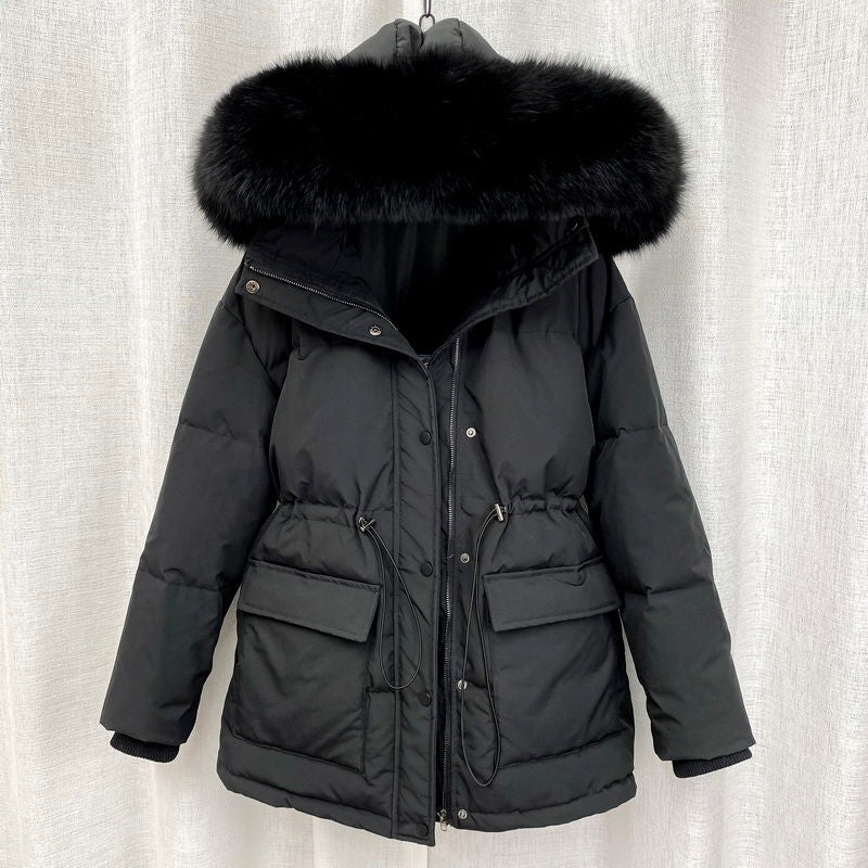Parka de Invierno con Capucha y Cierre Múltiple para Mujer | Ideal para Uso Diario en Temporadas Frías