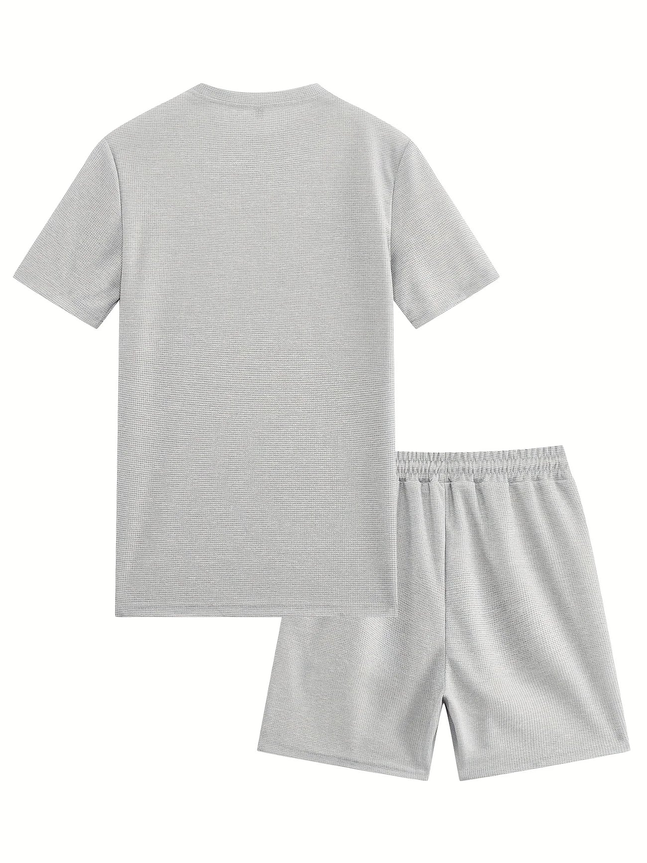 Conjunto Deportivo de Dos Piezas con Textura Waffle para Mujer | Ideal para Actividades Diarias