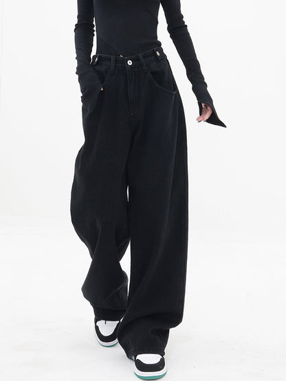 Pantalón Oversize con Piernas Anchas y Talle Alto para Mujer | Ideal para Uso Diario o Salidas Informales