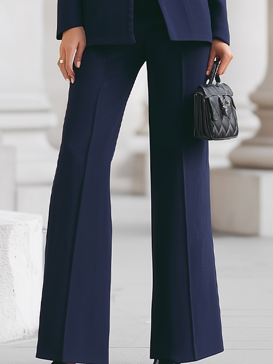 Conjunto De Traje con Chaqueta Entallada y Pantalón A Juego para Mujer | Ideal para Uso Profesional y Eventos