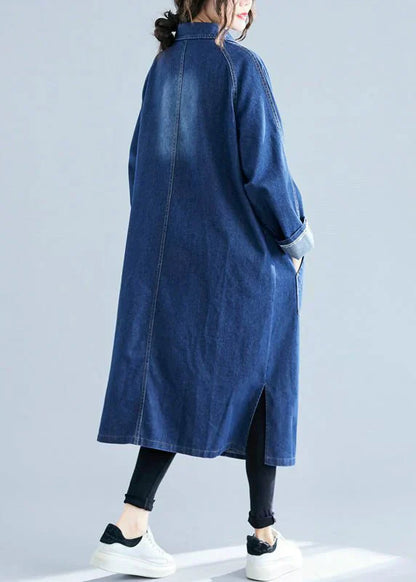 Trench Largo con Cuello de Solapa para Mujer | Ideal para Uso Diario u Ocasiones Variadas