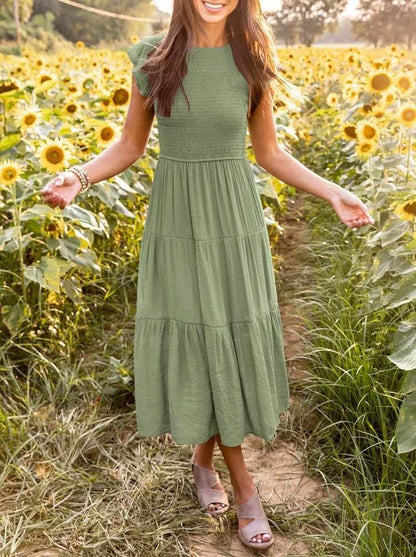 Vestido Midi Con Diseño Versátil Para Mujer | Ideal Para Uso Diario Y Ocasiones