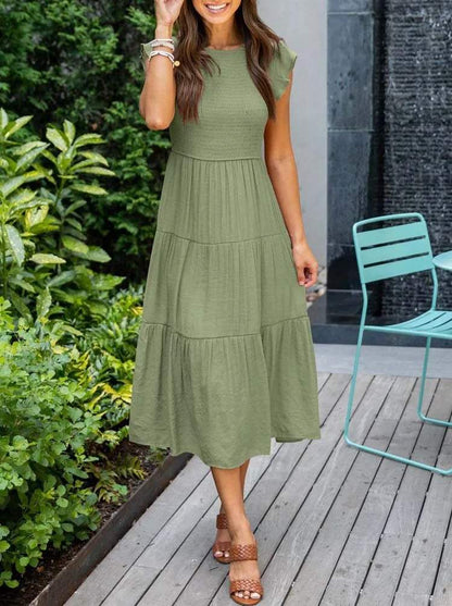 Vestido Midi Con Diseño Versátil Para Mujer | Ideal Para Uso Diario Y Ocasiones