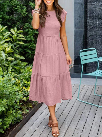 Vestido Midi Con Diseño Versátil Para Mujer | Ideal Para Uso Diario Y Ocasiones