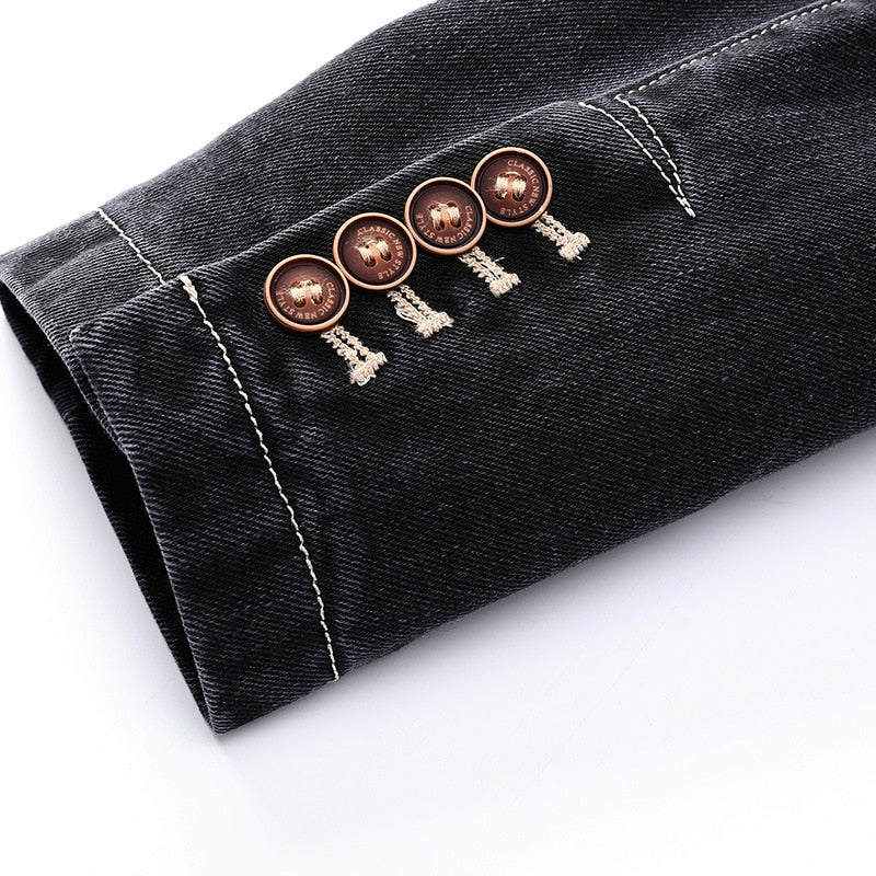 Chaqueta Con Corte Estructurado Y Bolsillos Funcionales Para Hombre | Ideal Para Uso Profesional