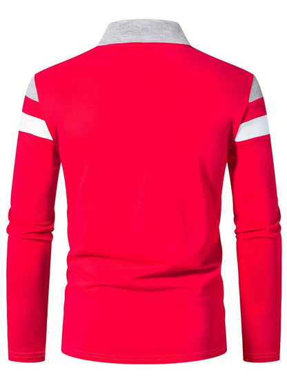 Polo de Hombre con Cremallera Frontal para Uso Diario | Ideal para Contextos Informales y Semi-Formales