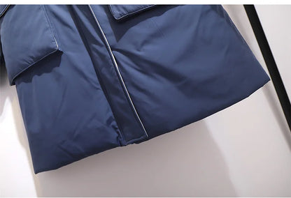 Abrigo Largo Acolchado Con Capucha Para Mujer En Tallas Grandes | Ideal Para Invierno