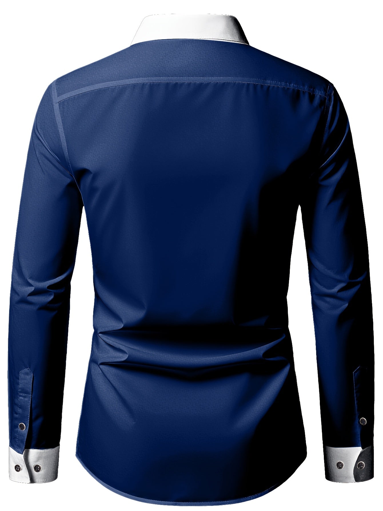 Camisa de Manga Larga con Cierre de Botones para Hombre | Ideal para Uso Diario y Todas las Estaciones