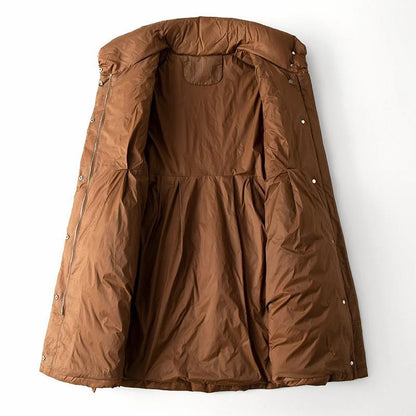 Mantecón Largo Acolchado Con Capucha Para Mujer | Ideal Para El Invierno