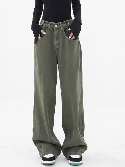 Pantalón Oversize con Piernas Anchas y Talle Alto para Mujer | Ideal para Uso Diario o Salidas Informales