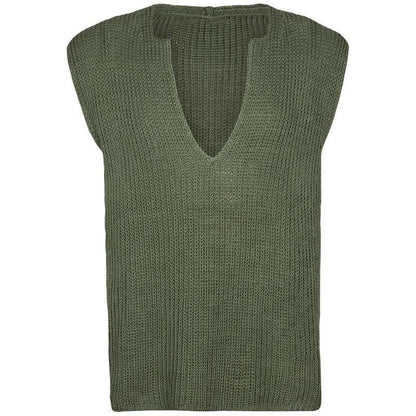 Jersey Sin Mangas De Punto Para Hombre | Ideal Para Superposición Y Uso Informal