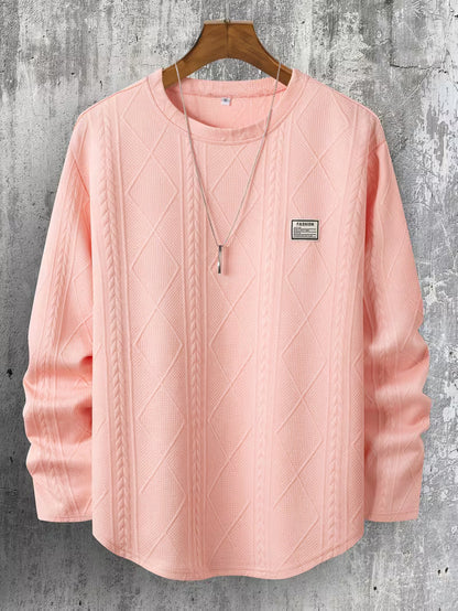 Sudadera Con Cuello Redondo Y Corte Amplio Para Hombre | Ideal Para Uso Diario