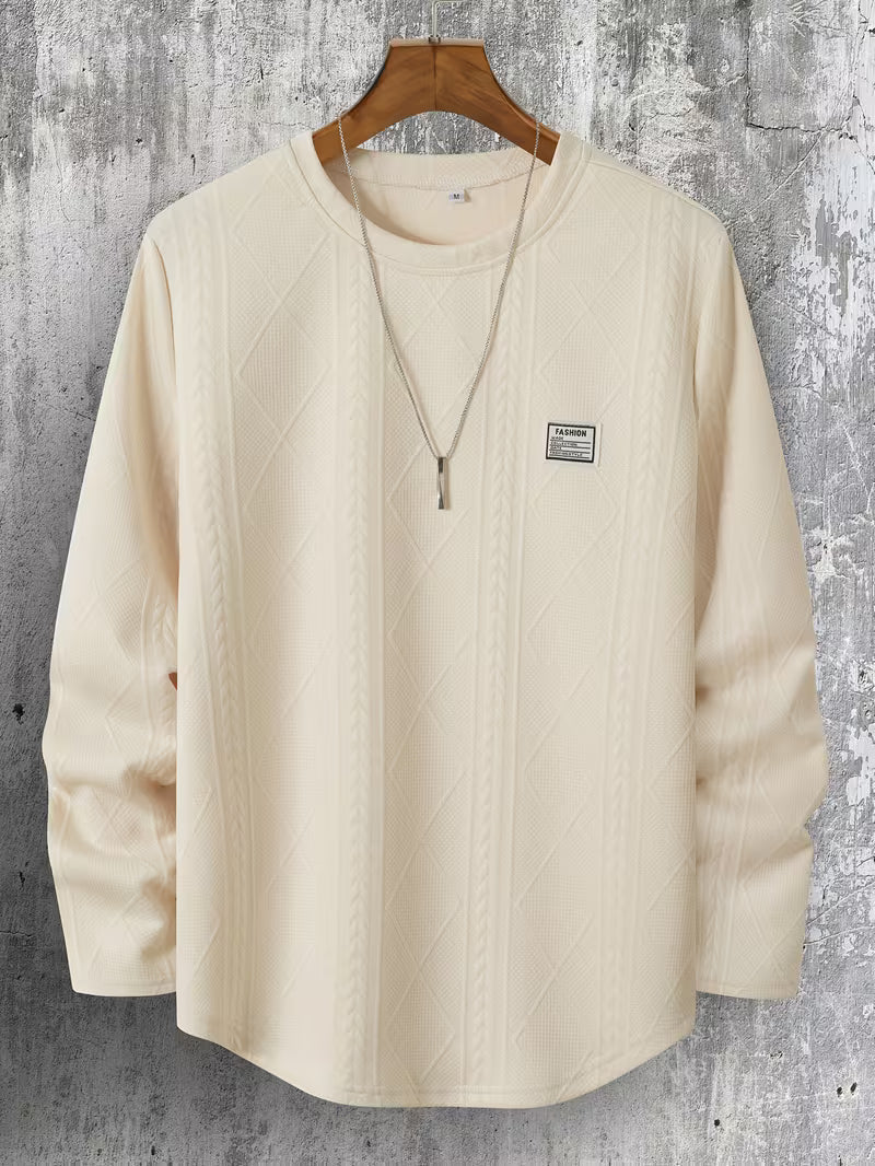 Sudadera Con Cuello Redondo Y Corte Amplio Para Hombre | Ideal Para Uso Diario