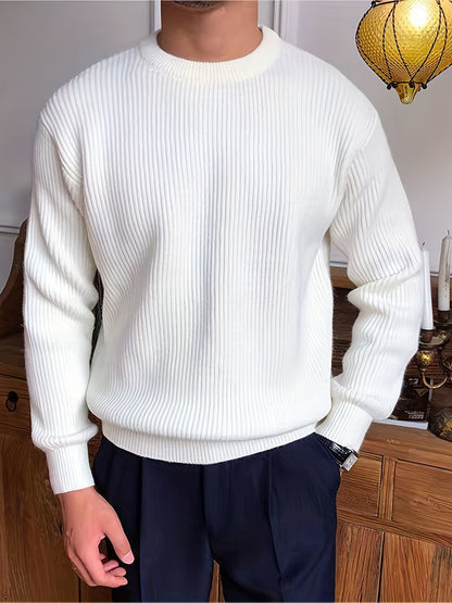 Jersey de Punto para Hombre con Diseño Trenzado | Ideal para Uso Diario