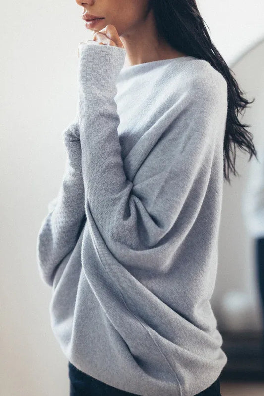 Jersey Oversize Con Cuello Alto Y Corte Largo Para Adultos | Ideal Para Invierno Y Uso Diario