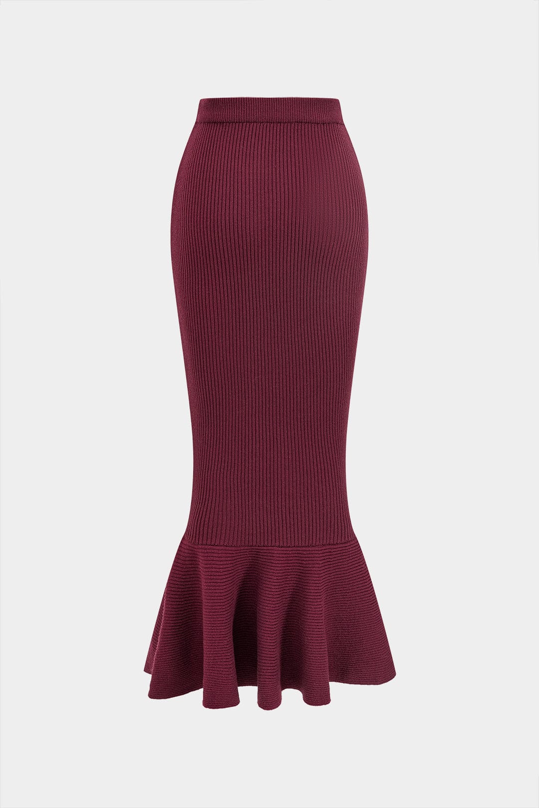 Conjunto De Dos Piezas Para Mujer Con Top Ajustado Y Falda Midi | Ideal Para Uso Diario Y Reuniones Informales