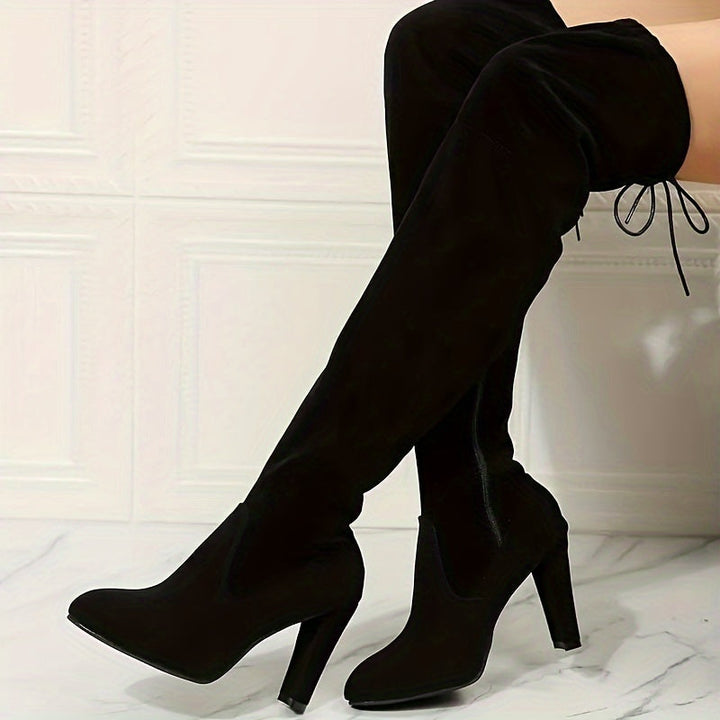 Botas Altas Con Diseño Versátil Para Mujer | Ideal Para Ocasiones Formales E Informales