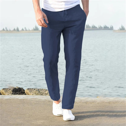 Pantalón con Cintura Elástica y Cordón Ajustable para Hombre | Ideal para Uso Diario y Ocio