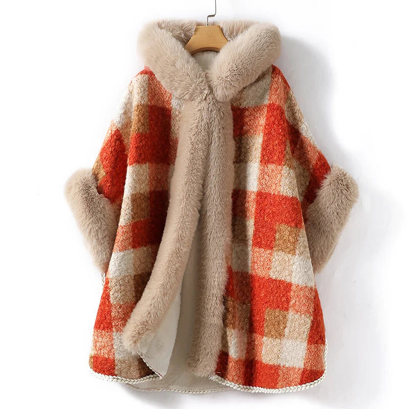 Chaqueta Larga con cuello de Imitación de Pelo y Cierre con Cremallera para Mujer | Ideal para Temporada Fría