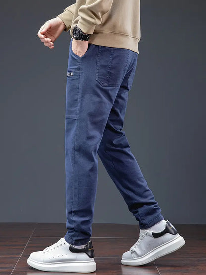 Pantalón De Jogging Con Cintura De Cordón Y Corte Ligeramente Ajustado Para Hombre | Ideal Para Uso Diario