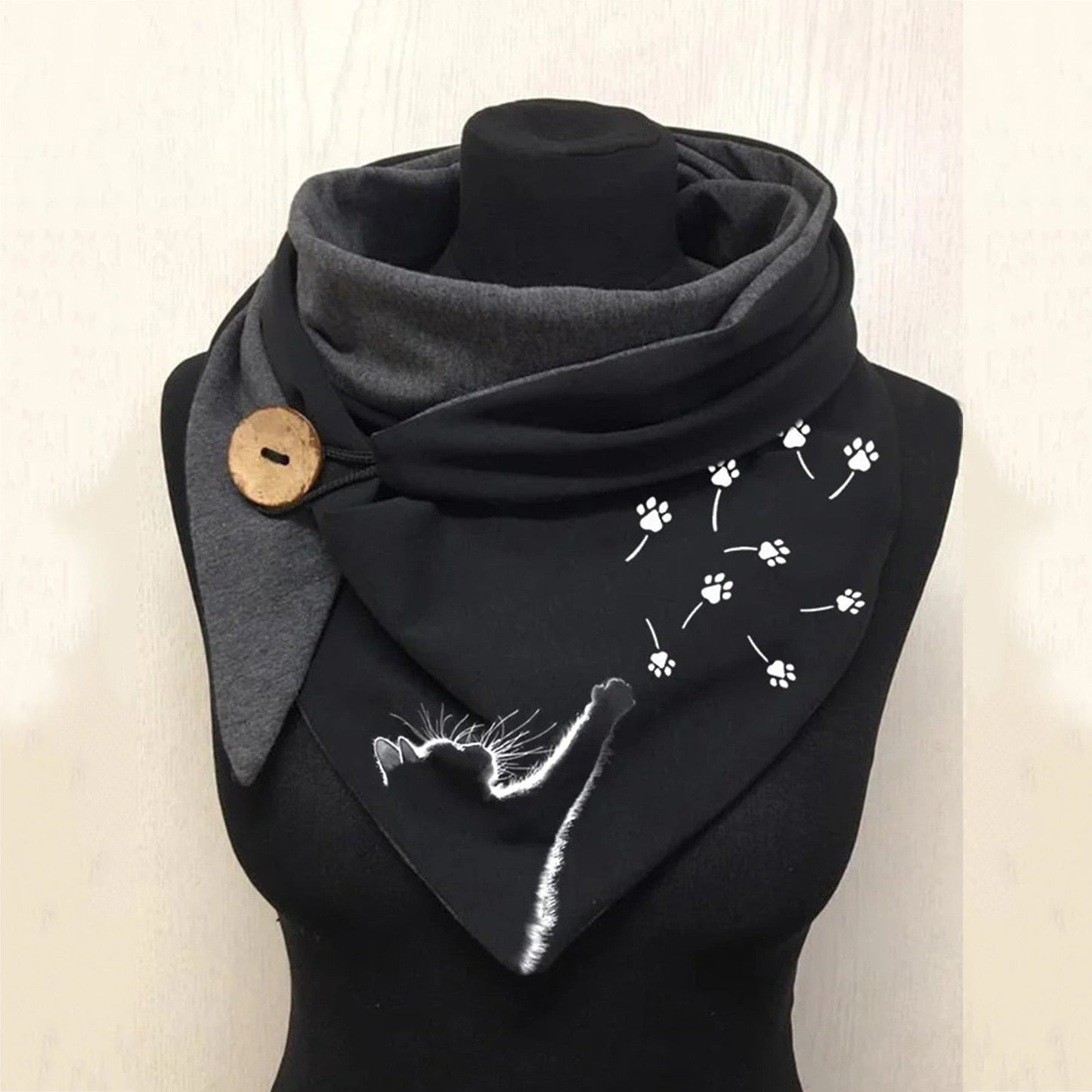 Bufanda Con Patrón Geométrico Para Mujer | Ideal Para Otoño E Invierno