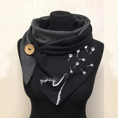 Bufanda Con Patrón Geométrico Para Mujer | Ideal Para Otoño E Invierno