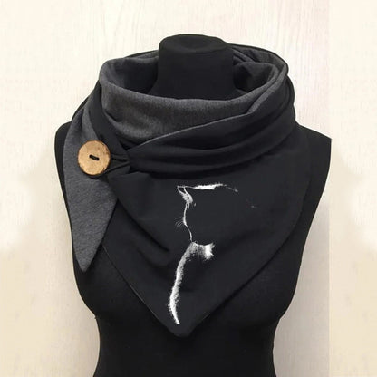 Bufanda Con Patrón Geométrico Para Mujer | Ideal Para Otoño E Invierno