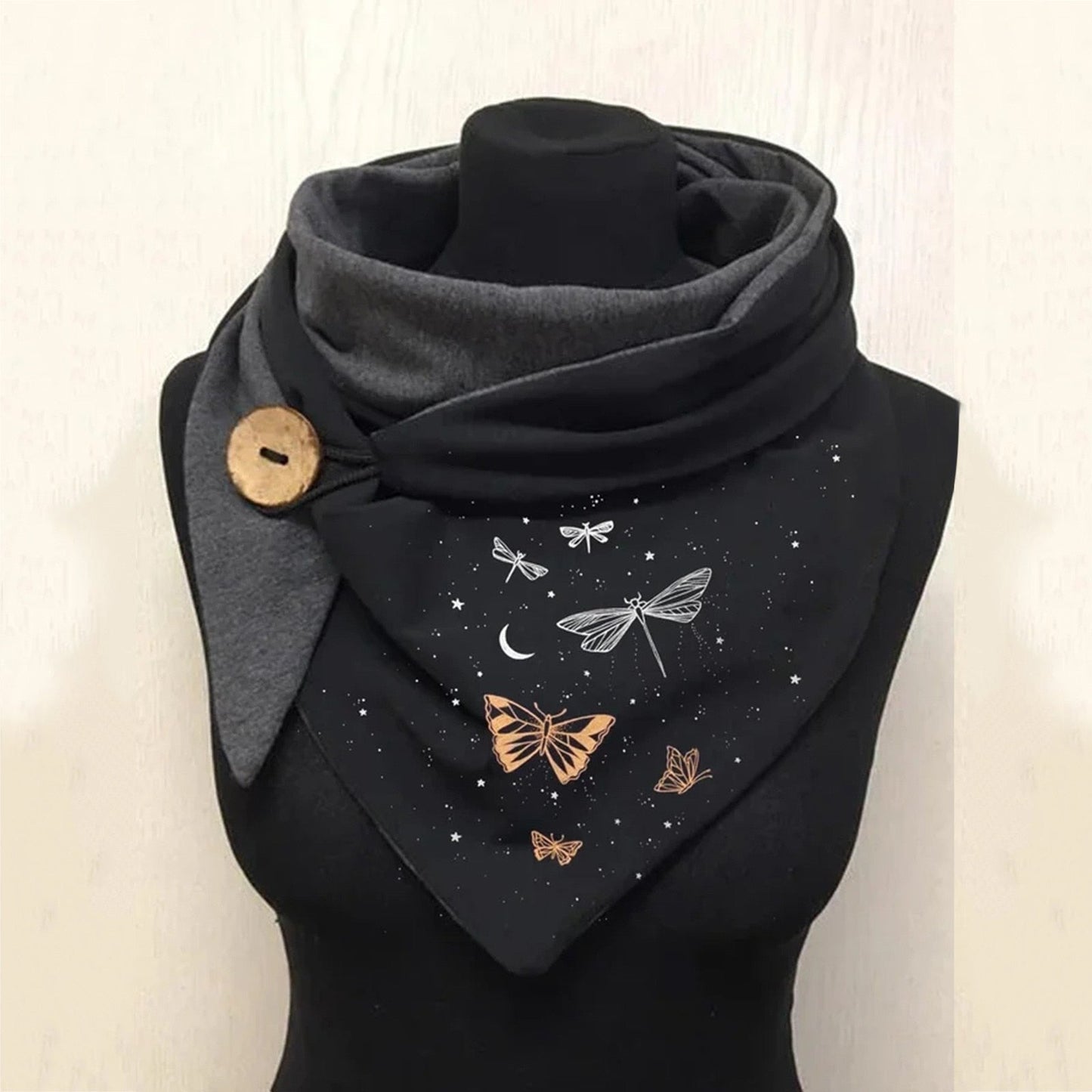 Bufanda Con Patrón Geométrico Para Mujer | Ideal Para Otoño E Invierno