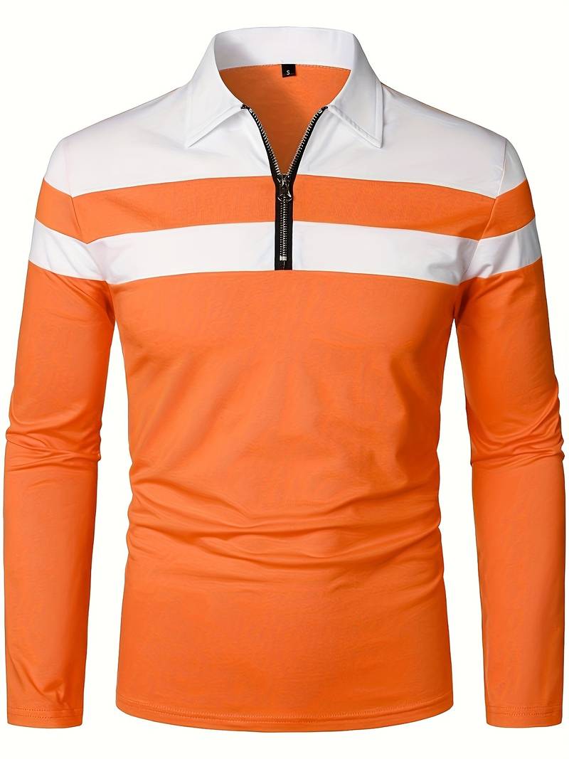 Polo de Hombre con Cremallera Frontal para Uso Diario | Ideal para Contextos Informales y Semi-Formales