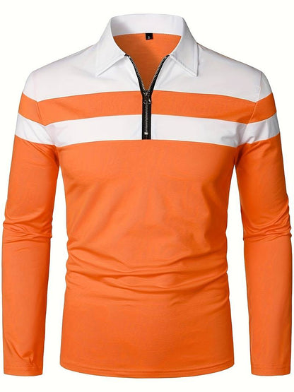 Polo de Hombre con Cremallera Frontal para Uso Diario | Ideal para Contextos Informales y Semi-Formales