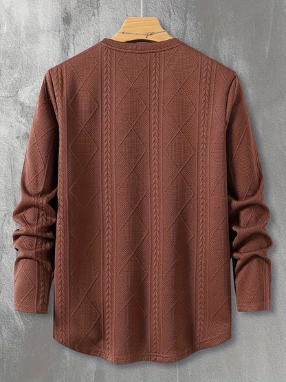 Sudadera Con Cuello Redondo Y Corte Amplio Para Hombre | Ideal Para Uso Diario