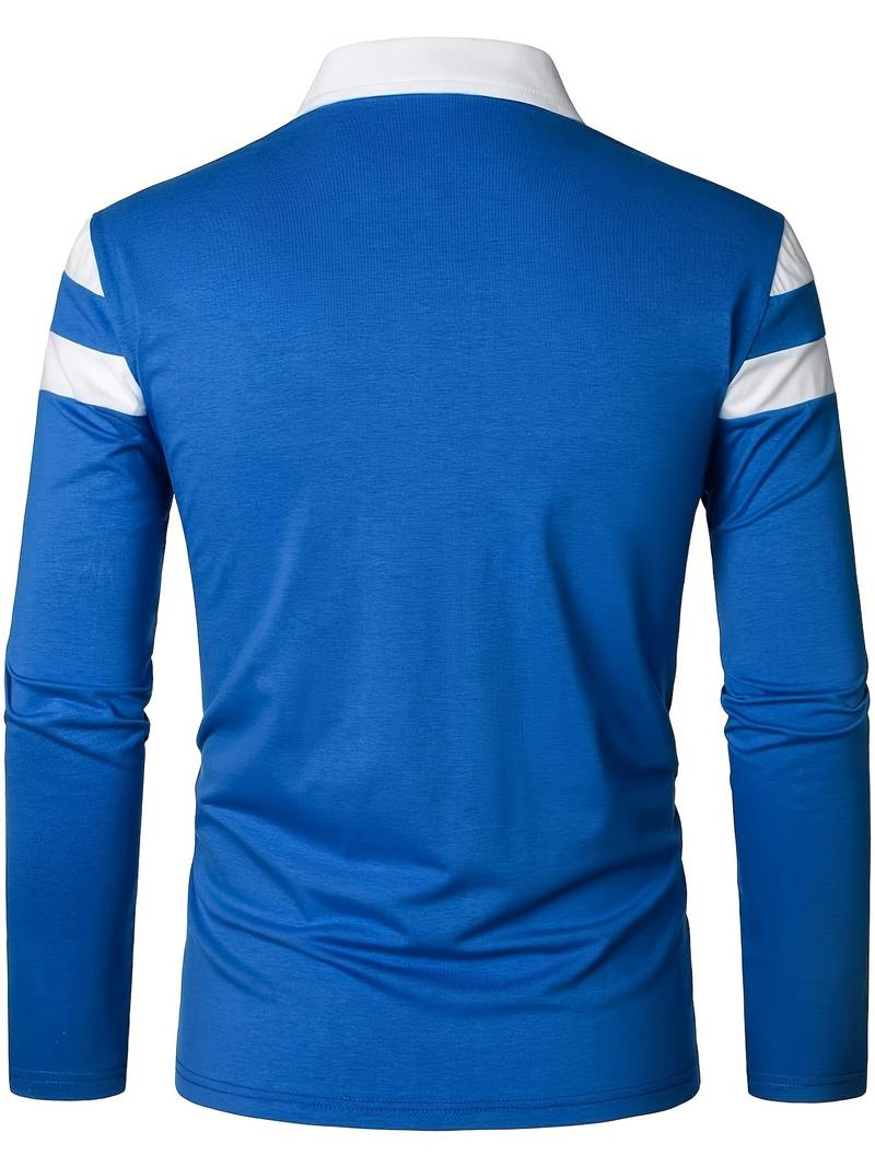 Polo de Hombre con Cremallera Frontal para Uso Diario | Ideal para Contextos Informales y Semi-Formales