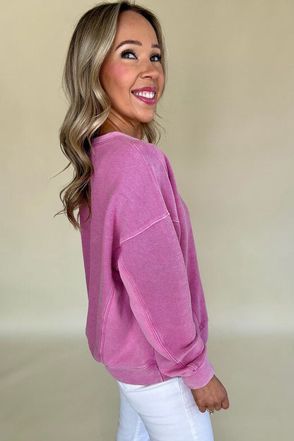 Sudadera De Manga Larga Con Corte Amplio Para Mujer | Ideal Para Uso Diario