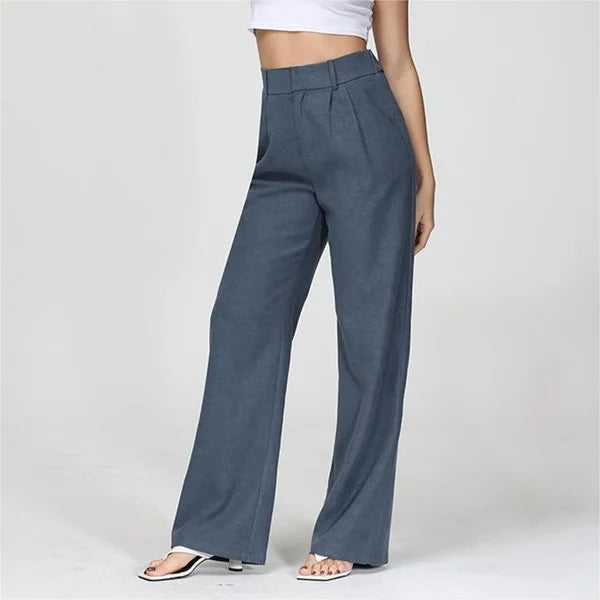 Pantalón Evasado Con Corte Ajustado En Cadera Para Mujer | Ideal Para Uso Diario Y Salidas