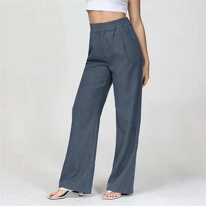 Pantalón Evasado Con Corte Ajustado En Cadera Para Mujer | Ideal Para Uso Diario Y Salidas