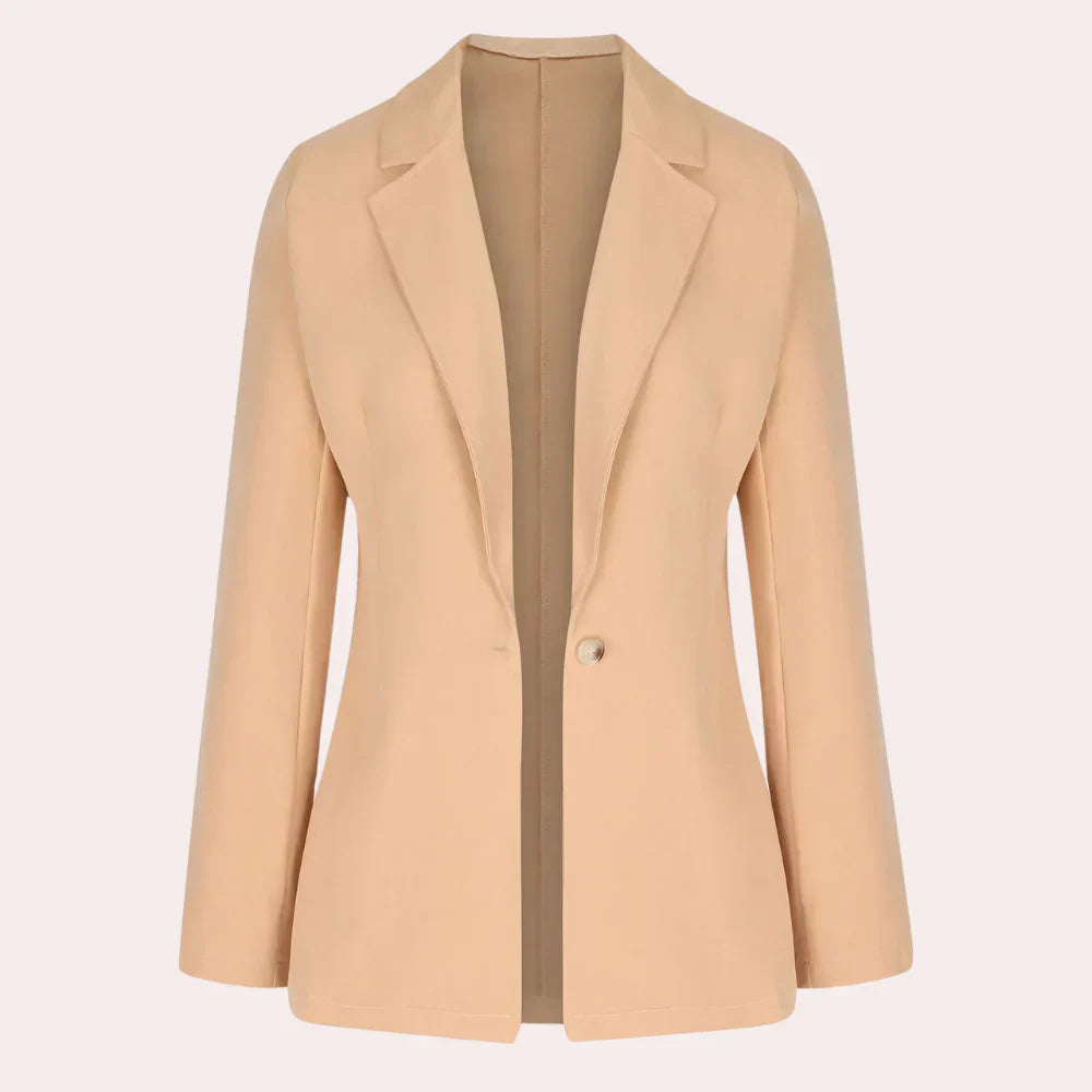 Blazer con Escote en V y Mangas Tres Cuartos para Mujer | Ideal para Uso Diario y Profesional