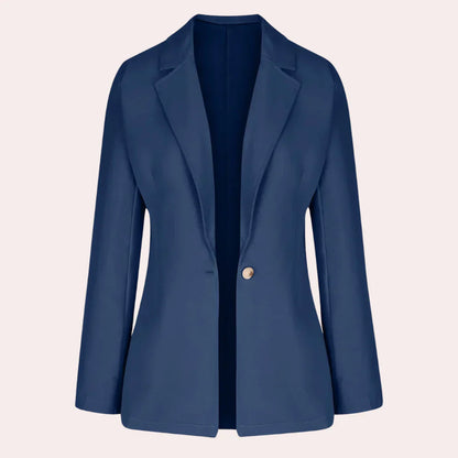 Blazer con Escote en V y Mangas Tres Cuartos para Mujer | Ideal para Uso Diario y Profesional