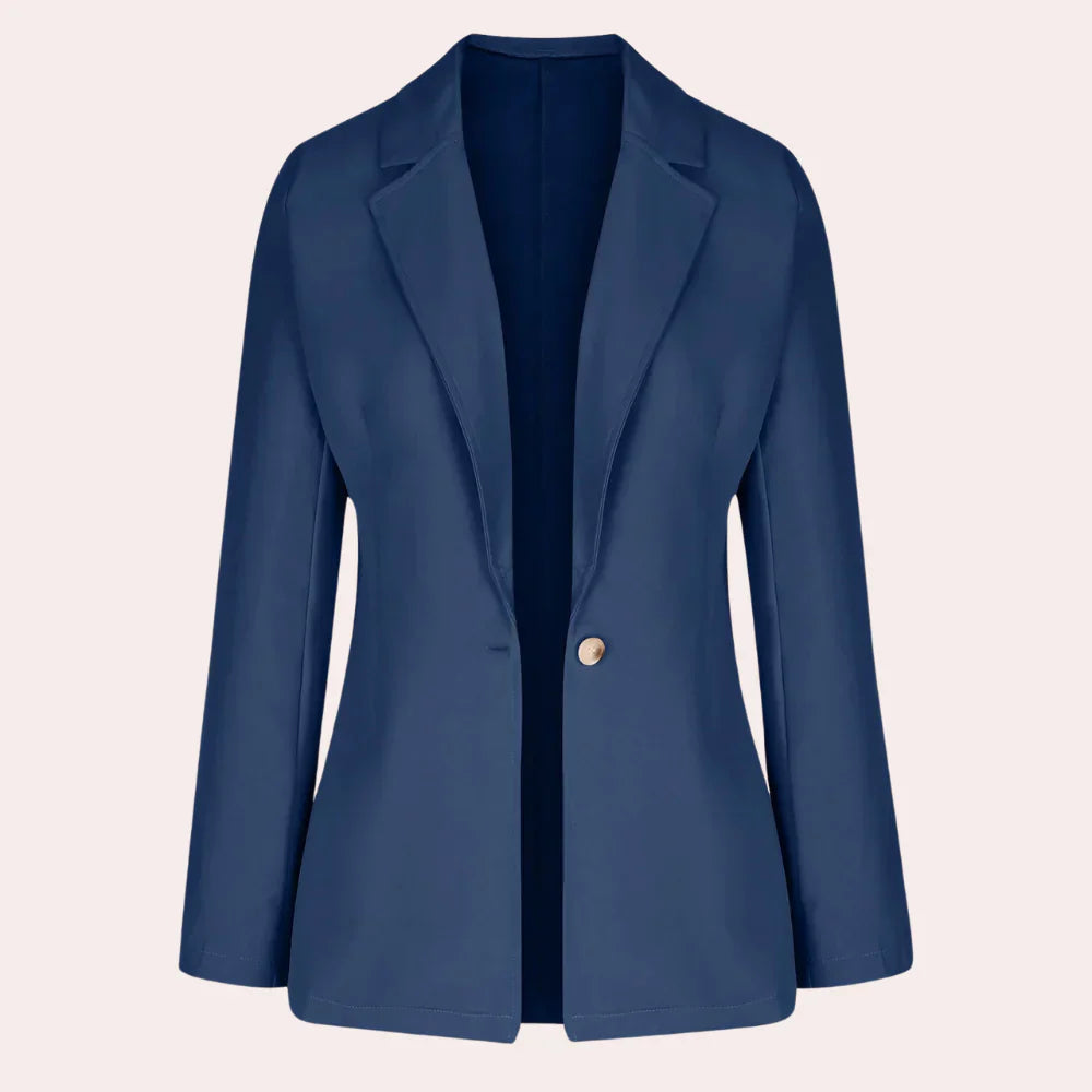 Blazer Con Mangas 3/4 Y Cuello En V Para Mujer | Ideal Para Uso Diario Y Profesional