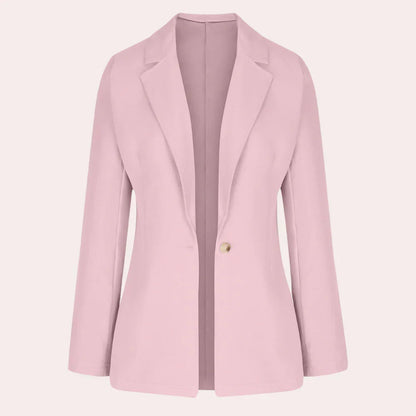 Blazer Liso De Manga Tres Cuartos Para Mujer | Ideal Para Uso Profesional Y Diario