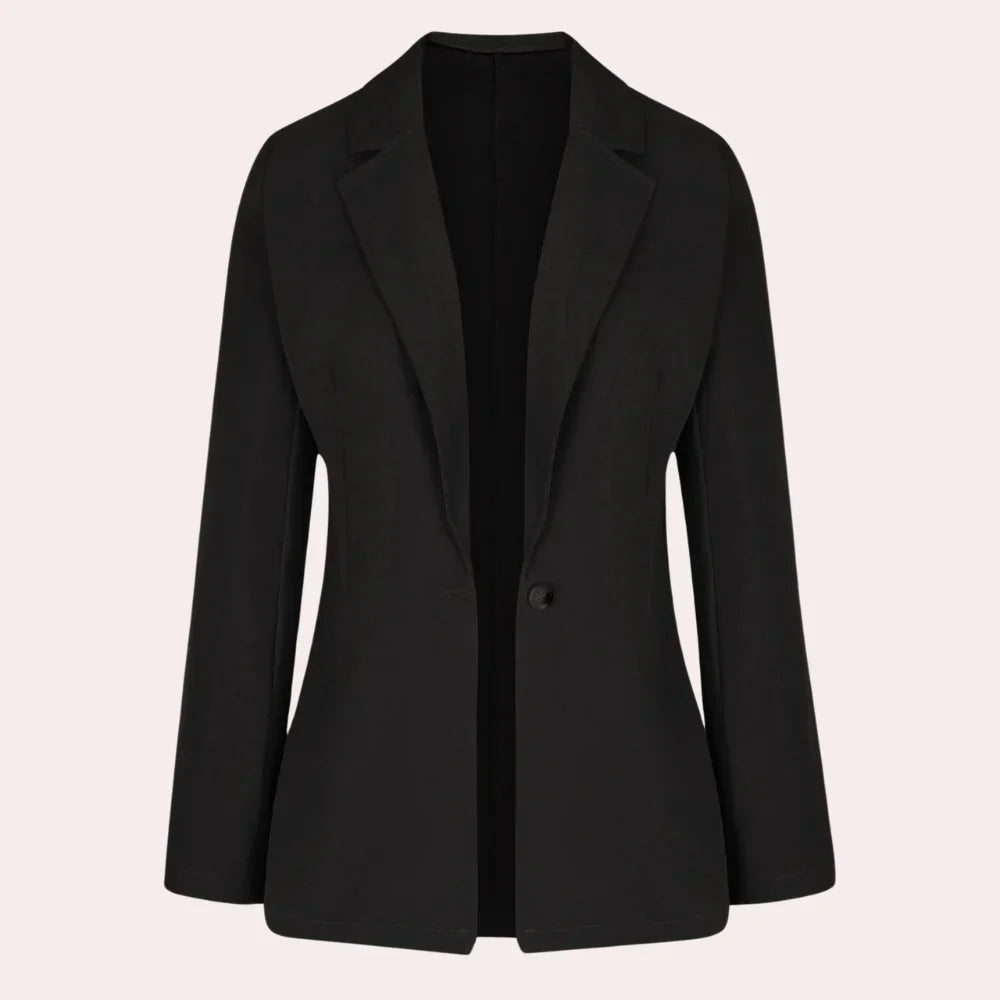 Blazer Liso De Manga Tres Cuartos Para Mujer | Ideal Para Uso Profesional Y Diario