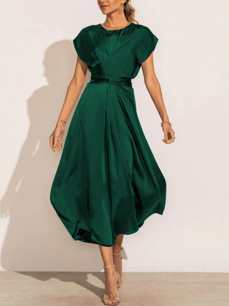 Vestido Cruzado con Cintura Ajustable para Mujer | Ideal para Uso Diario y Eventos