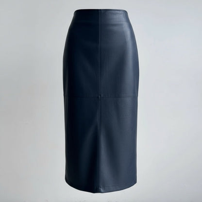 Falda Con Corte Recto Y Abertura Trasera Para Mujer | Ideal Para Uso Diario