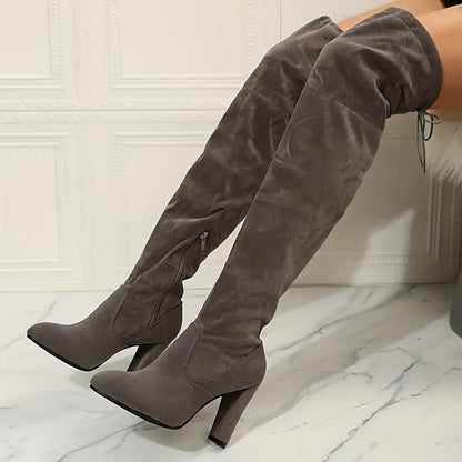 Botas Altas Con Diseño Versátil Para Mujer | Ideal Para Ocasiones Formales E Informales
