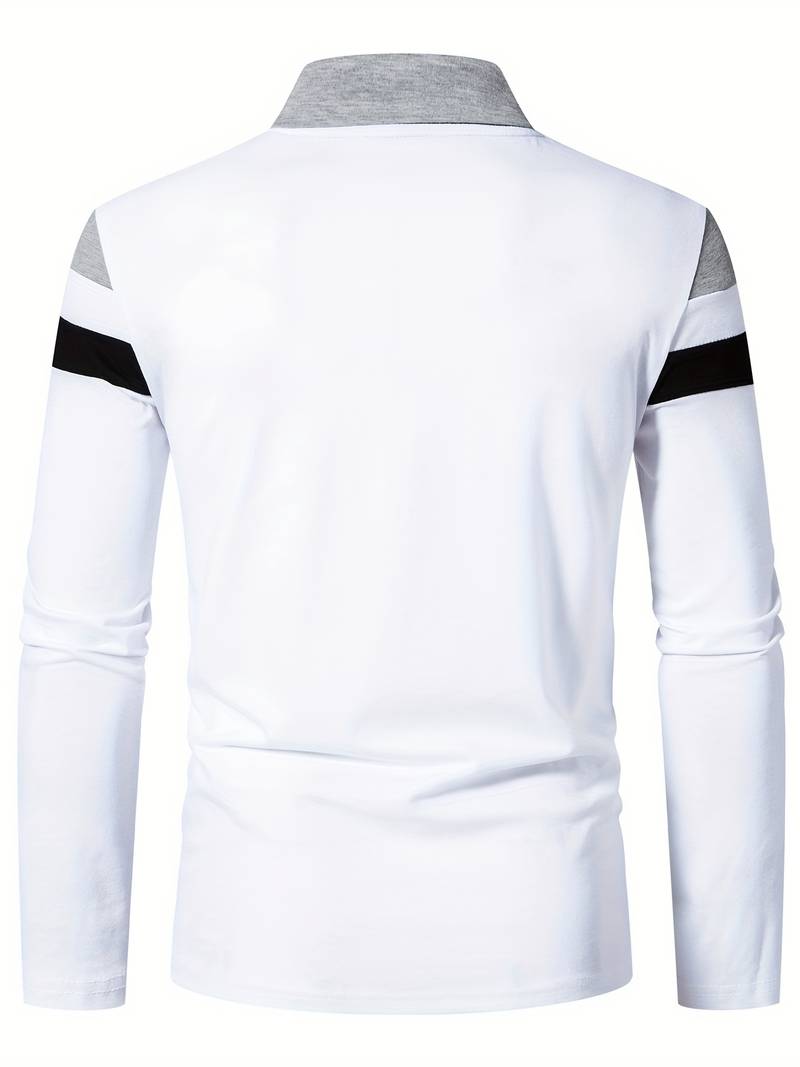Polo de Hombre con Cremallera Frontal para Uso Diario | Ideal para Contextos Informales y Semi-Formales